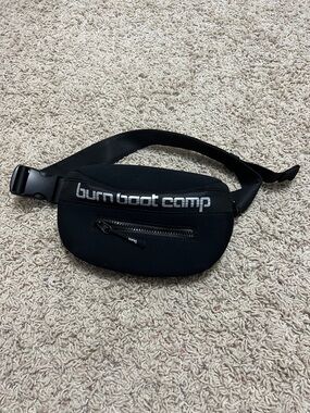 Burn Boot Camp black fanny pack